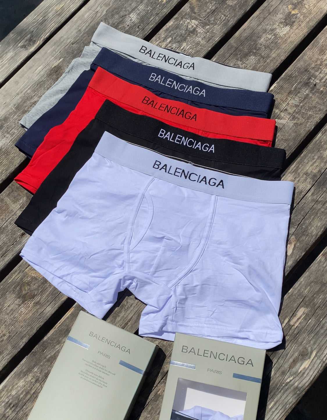 Pack 5 Boxers Balanciaga