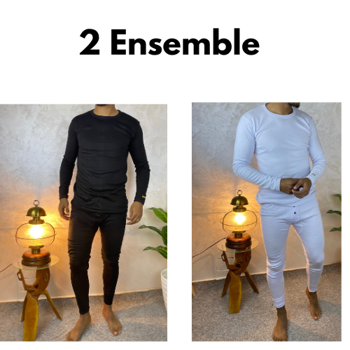 Pack 2 Ensemble Sous-vetement Thermiques
