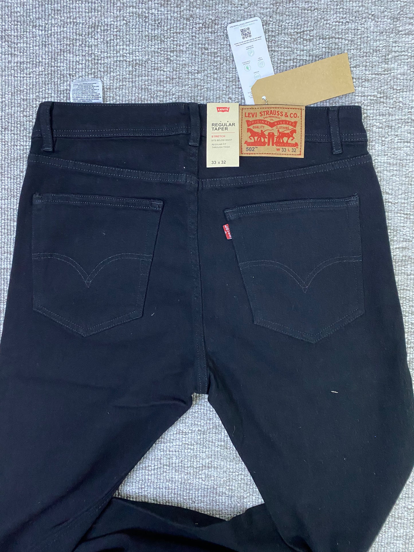 Jeans LVS coupe normale NOIR 09